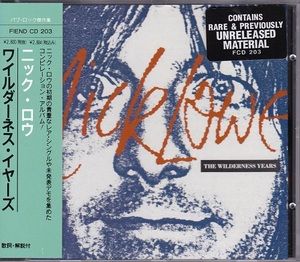 ■CD★ニック・ロウ/ワイルダーネス・イヤーズ★NICK LOWE★MSI・日本語解説書付き■