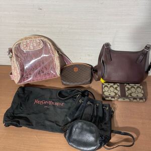 ④ カバン まとめ COACH 財布 ショルダーバッグ CELINE ポーチ Dior イヴサンローラン バッグ レディース ブランドカバンまとめ