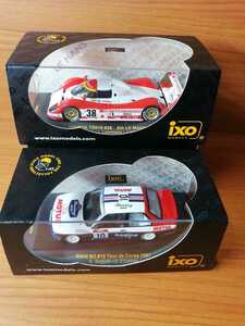 1/43 IXO イクソ ★BMWM3 ♯10 Tour de Corse 1987＆TOYOTA TS010 ♯38 8th Le Mans 1993 2台セット★美品