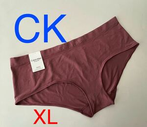 【送料無料】新品★3 Calvin Klein カルバンクライン Boyshort ショーツ XL （日本サイズLL～3L位）レンガ色 f