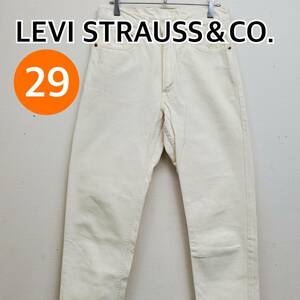LEVI STRAUSS＆CO. リーバイス パンツ ロングパンツ ホワイトデニム ホワイト系 日本製 レディース 29サイズ【CB22】