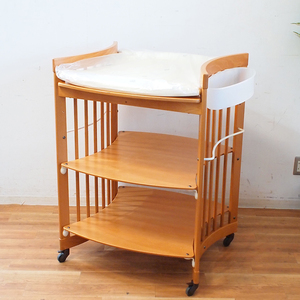 モデルルーム展示品 ストッケ/stokke ケア/CARE ナチュラル ブナ材 おむつ台 棚