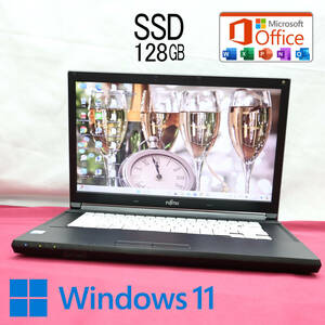 ★完動品 高性能6世代i5！SSD128GB★A576/P Core i5-6300U Win11 MS Office 中古品 ノートPC★P73544