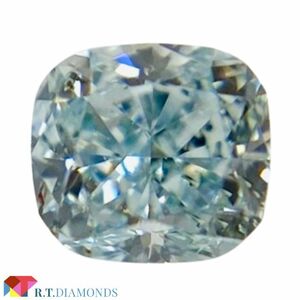 FANCY GREENISH BLUE 0.108ct X/RT2753/CGL/GIA