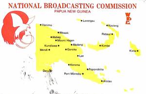 ①BCL★入手困難★希少ベリカード★NBC★パプアニューギニア放送委員会★ダル局★NATIONAL BROADCASTING COMMISSION★1989年