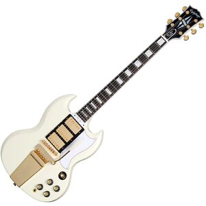 Epiphone 1963 Les Paul SG Custom with Maestro Vibrola Classic White