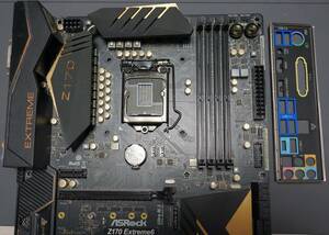 【動作確認済】ASRock Z170 Extreme6 LGA1151(Intel第6世代/第7世代) ATX マザーボード IOパネル・付属品あり