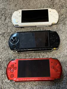 1円〜SONY ・PSP ・PlayStation ・プレイステーション ゲー厶機　3個