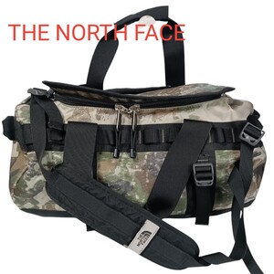 114-1 綺麗 THE NORTH FACE ノースフェイス ボストンバッグ ダッフルバッグ ショルダーバッグ 迷彩 カモフラ 大容量 ARLZ143 