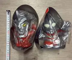 新品　ウルトラマン　ソフビ　貯金箱　ウルトラマンレオ＆ウルトラマンティガ