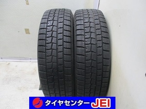 165-65R15 8.5分山 ダンロップ ウィンターマックス 2019年製 中古スタッドレスタイヤ【2本】送料無料(S15-7062）