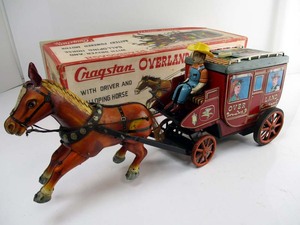 Cragstan イチダ １９５０年代製　駅馬車　完動ほぼ美品　長さ約37cm