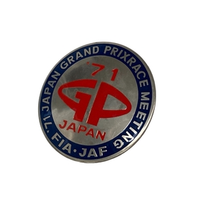 71 GP JAPAN GRAND PRIXRACE MEETING FIA JAF カー エンブレム ヴィンテージ 旧車 中古 S8895514