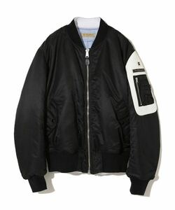 23aw UNDERCOVER the Shepherd × fragment design × ALPHA リバーシブル MA-1 BLACK XL＊アンダーカバー フラグメント ジャケット レザー