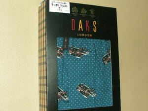 0151-Ｍ④　新品本物即決【М】DAKS　ダックス　日本製　トランクス　紳士下着パンツ　高級ブランド