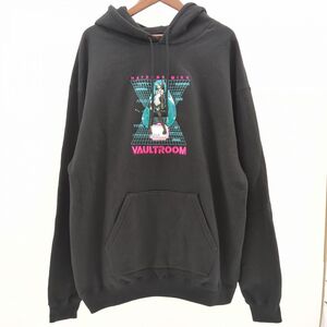 ボルトルーム　パーカー　初音ミク　ブラック　SIZE XL　プルオーバー　VAULTROOM ◆3109/宮竹店