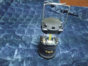 VAN JAC 　ノベルティ　LED　VANロゴランタン　ブラック　単4電池3本付き　新品未使用タグなし　　VAN JAC 　アイビー　トラディショナル