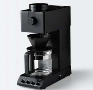 ◎新品未開封　ツインバード CM-D465B 全自動コーヒーメーカー ブラック (6カップ抽出可能) コーヒーメーカー
