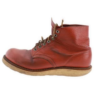 RED WING レッド ウイング 8166 6INCH CLASSIC PLAIN TOE BOOTS クラシック プレーントゥ ブーツ ハイカット レザーブーツ ブラウン