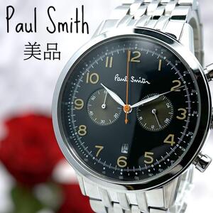 【新品電池】 ポールスミス Paul Smith プレシジョン クロノグラフ メンズ 腕時計