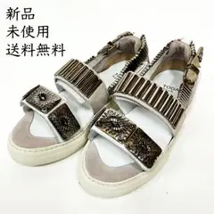 送料無料 新品 TOGA PULLA metal sneaker sandals