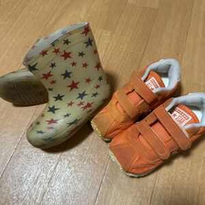 キッズシューズ男の子★コンバースオールスター　スニーカー＆長靴セット　15.０cm