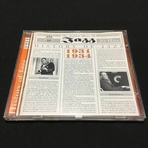 CD History of Jazz - 1931 レア 希少 ディスク美品 ジャズ フュージョン 輸入盤 5397001019038