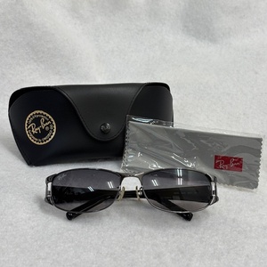 Ray-Ban 廃盤 正規品 美品 レイバン RB3396 004/8G 60口17 ガンメタル 黒 ブラック グラデーションレンズ イタリア サングラス 