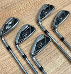 ★TaylorMade M4 アイアン5本セット #6-9,P REAX90 フレックスS ゴルフクラブ テーラーメイド