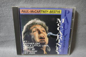 ●送料無料●中古CD● ポール・マッカートニー / ベスト 16 PAUL McCARTNEY / BEST 16 / LET IT BE YESTERDAY HEY JUDE LIVE AND LET DIE 