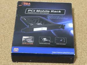 [PCI Mobile Rack] SYBA PCI Slot Tray Less Mobile Rack for 2.5" SATA III HDD/SSD - SY-MRA25023 BOX