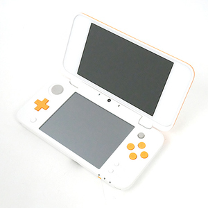 【中古】任天堂 Newニンテンドー2DS LL ホワイト×オレンジ [管理:1350012104]