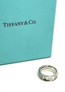 ☆本物/正規品☆TIFFANY & Co. ティファニー 1837 リング 指輪 925 刻印 9号 ブランド アクセサリー 専用箱付き クリーニング済