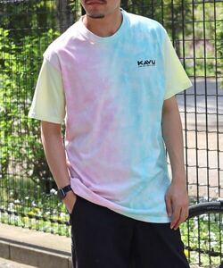 【KAVU】Tシャツ　カブー 847/KLR ABV ETCH ART タイダイ