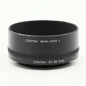 並品 | CONTAX コンタックス METAL HOOD4 #3378