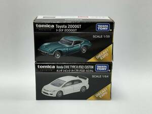 MALAYSIA DIECAST EXPO 2024 (ホンダ シビック タイプR (FD2) カスタム,トヨタ2000GT) 2台セット トミカプレミアム