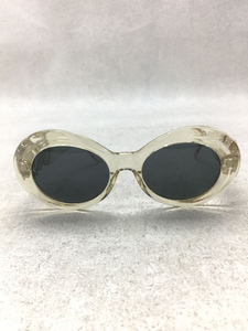 GIANNI VERSACE◆Oval Vintage Sunglasses/メデューサテンプル/サングラス/オーバル/フ/CLR/BLK