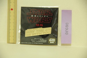 スターウォーズ 最後のジェダイ ピンバッチ 金色 検索 STARWARS スターウォーズの日 ピンバッジ ピンズ ピンバッヂ PINS グッズ 非売品