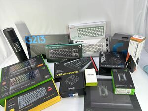 ゲーミングキーボード マウス ヘッドセット 他　色々まとめて 通電のみ確認済み 中古品