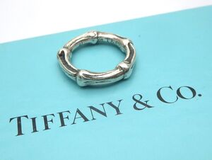 1000円スタート 指輪 TIFFANY&Co. ティファニー 1996 バンブーリング 925刻印 総重量約5.3g 約8号 シルバー アクセサリー WHO K60041