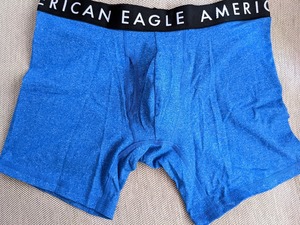 * ラスト * AE アメリカンイーグル ボクサーブリーフ トランクス AEO 6" Classic Boxer Brief XXL / Blue パロット *