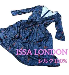 Issa London シルク100% ペイズリー　ワンピース US6/UK10