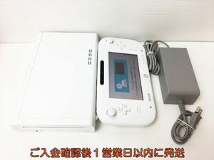 【1円】任天堂 WiiU 本体/ゲームパッド/本体アダプター セット 32GB ホワイト ニンテンドー Wii U 初期化/動作確認済 DC11-105rm/G4