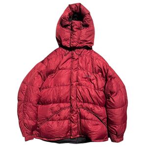 90s OLD mont-bell Hooded gimmick Down Jacket sizeL ダウンジャケット ヴィンテージ 旧タグ モンベル バルトロシルエット y2k 2way tech 