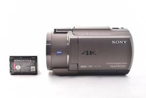 ★美品★ソニー SONY ビデオカメラ FDR-AX40 4K 64GB 光学20倍 #d306