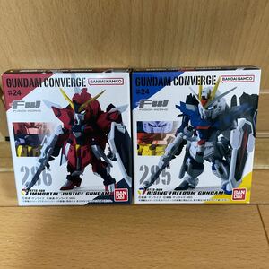 ガンダムコンバージ ライジングフリーダムガンダム イモータルジャスティスガンダム 2種 フィギュア