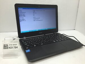 ジャンク/ Acer TravelMate B117-M Intel Celeron N3060 メモリ4.1GB ストレージ無し 【K01794】