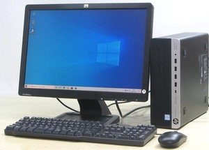 HP Prodesk 600 G3 SFF 6500■19W液晶セット■i5-6500/4G/500/マルチ/10Pro(64)