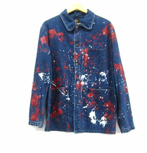 NEEDLES ニードルズ D.N.COVERALL 10oz Denim Paint/カバーオール/FK121 SIZE:M メンズ 衣類 □UF4194