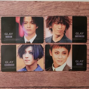 GLAY★カード★TERU★HISASHI★JIRO★TAKURO★フォトカード★年代物